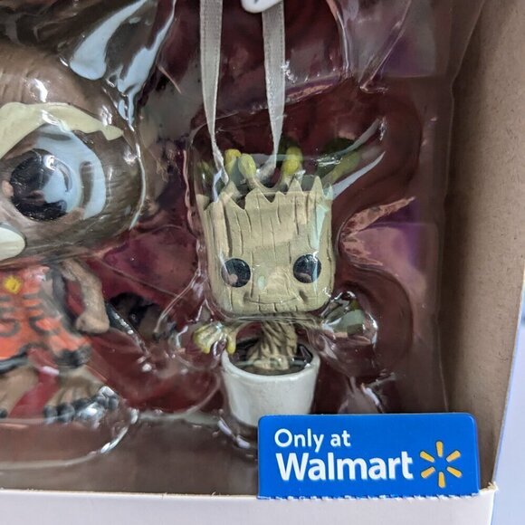 Hallmark Ornaments Funko POP! Rocket & Groot Marvel GOTG Limited Edition - Picture 7 of 11